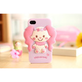 Factory Price Soft Lovely Cartoon Silicon Bumper Phone Case for iPhone 4G/5g/6g