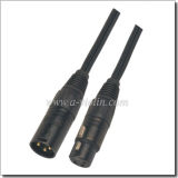 Black 6.0mm Outer Diameter Microphone Link Cables (AL-M007)