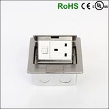 DCT-M28/Pb IP44 Waterproof Stainless Steel Single Pop up Type 13A British Floor Socket