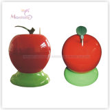 7*7*9.5cm Tableware Decoration Apple Design Plastic Toothpick Box