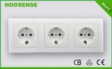 Good Switch Hoosense Electrical Appliance Manufacturing Three Schuko Socket