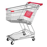 Metal Store Supermarket Shopping Trolley Cart