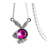 New Arrival Lovely Rabbit Crystal Necklaces Jewelry Fashion Accessories