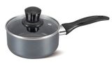 Aluminium Non-Stick Saucepan with Glass Lid