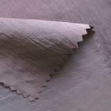 Crinkled, Suitable Nylon/Polyester Taffeta Fabric for Jacket