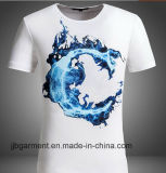 New Design Men Short Sleeves T-Shirt with Printed (B3360)