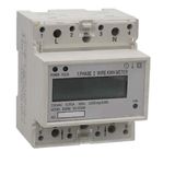 Single Phase DIN-Rail Smart Watt-Hour Meter with LCD/LED Digital Display