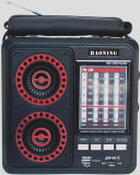Multifunction Radio with USB/SD and Rechargeable Battery