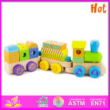 2014 New Wooden Toy Train, Popular Wooden Train Toy, Hot Sale Wooden Toy Train W05b059