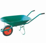 Steel Tray Wheelbarrow with Pb-Free and UV-Resistant Powder Coating