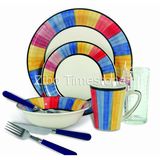 32PCS Home Value Plus Stoneware Dinnerware Set (32012)