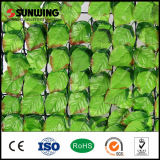 2015 Hot Selling PVC Leave Green Artificial Grass Fence