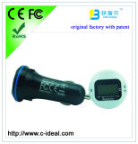 Dual USB Car Charger with Voltage Current Detector