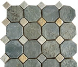 Slate Mosaic Slate, Slate Flagstone, Slate on Mesh for Outdoor, Natural Slate Wall Panel/Cultured Stone/Ledgestone