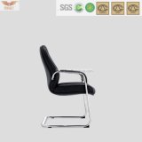 PU Leather Visitor Chair Chromed Chair Good Reception Chair