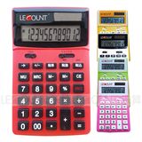 12 Digits Dual Power Desktop Calculator with Adjustable LCD Screen (LC227T-JP)