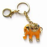 Bling Bling Metal Elephant Key Chain