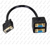 Premium VGA Male to 2 * VGA Female Splitter Adapter Cable