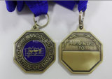 Custom Trophy Medal in Antique Bronze Plating