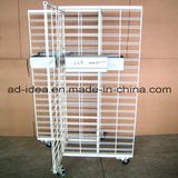 Rotatable Spinning Book Display/Exhibition Stand with Caster (WD016)