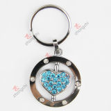 2015 New Trends Crystals Heart Key Chain (KR-32)
