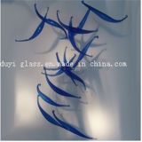 Blue Art Blown Glass Craft Wall Decoration
