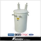 Pole Mounted Oil Distribution 3kv 5kVA Power Single-Phase Transformer