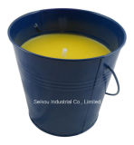 Color Painted Citronella Bucket Candle with Handle (SK8085)