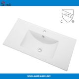 Rectangular Porcelain Basin CSA Kitchen Sink (SN1548-90)