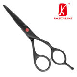 Razorine R5H shiny black red nut SUS420J2+ Stainless Steel Salon Scissor