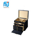 2014 Leather Rectangle Jewelry Box with Hardware