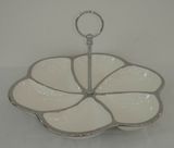 Flower Shape Divided Plate