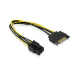 SATA 15pin to 6-Pin PCI-E Cable Express Card Power Cable