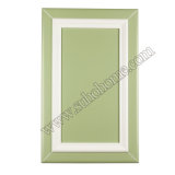 MDF Door Green Environmental PVC Door for Kitchen or Office Zz60c (Apple green with enamel white)