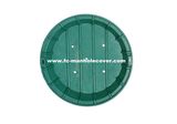 Round FRP Composite Manhole Cover Holding Grass