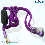 Various Colors Braided Waterproof Headphone Shoelace Style Earphone