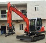 Mini Excavator Jg608L 6 Tons Crawler Excavator with Wood, Sugarcane Clamp