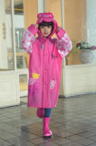 Red Duck PVC Raincoats for Girl