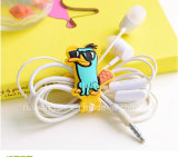 PVC Rubber Cable Winder Earphone Promotion Gift