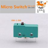 Kw-1-20s China Factory Wenzhou Lema Electrics Clone Type of The SMD Micro Switch with No Lever, Solder Terminals