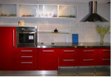 Lacquer Modern Kitchen Cupboard