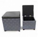 Set of 2 Storage Ottoman Box