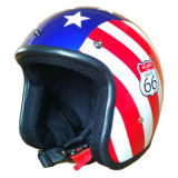 ABS Open Half Face Motorcycle Helmet, Glitter Helmet (MH-006)