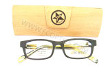 Italy Design and Estimate Wooden and Bamboo Eyewear Frame with Gift Case F