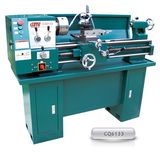 Model Cq6133 38mm Spindle Bore Precision Bench Lathe Machine