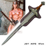 Conan The Barbarian Swords Movie Swords with Plaque 97cm
