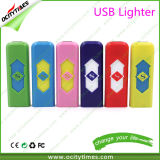 2015 Flameless Electronic Rechargeabe Plastic Cigarette USB Lighter with Logo