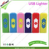 2015 Flameless Electronic Rechargeabe Plastic Cigarette USB Lighter with Logo