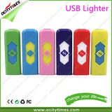 2015 Flameless Electronic Rechargeabe Plastic Cigarette USB Lighter with Logo