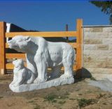 Animal (Bear) Stone Carving & Granite Marble Sculpture